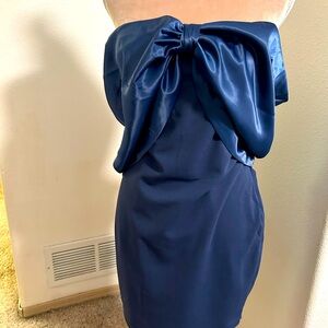 Hyfve dress blue strapless new